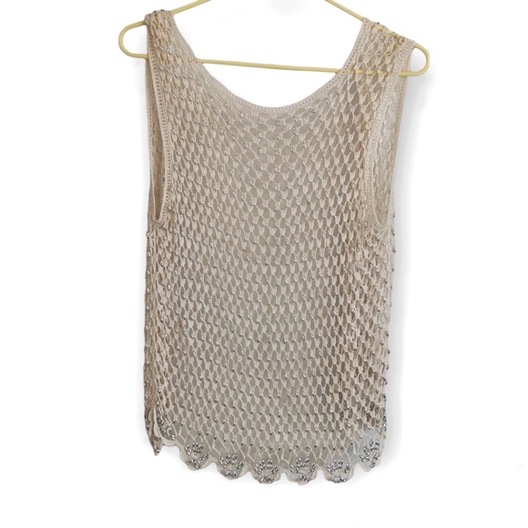 Crocheted Beaded Vest - Picture 2 of 4